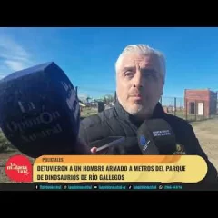 Detienen a un hombre armado cerca del Parque de los Dinosaurios en Río Gallegos