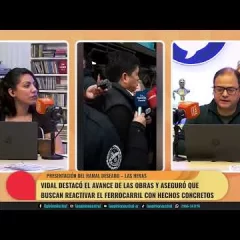 Presentaron la reactivación del tren entre Jaramillo y Fitz Roy con la presencia de Claudio Vidal