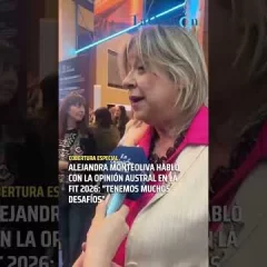 Alejandra Monteoliva habló con La Opinión Austral en la FIT 2026: “Tenemos muchos desafíos”