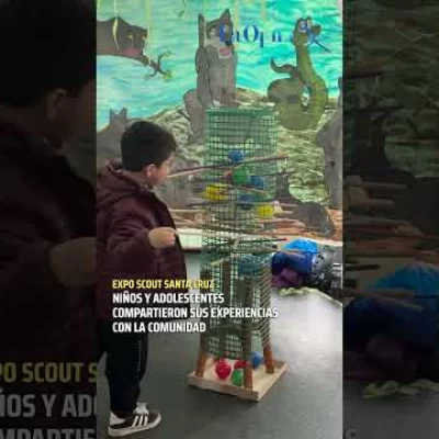 Niños y adolescentes se sumaron a la Expo Scout Santa Cruz