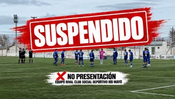 No hubo partido: Río Mayo no se presentó ante San Julián No hubo partido: Río Mayo no se presentó ante San Julián