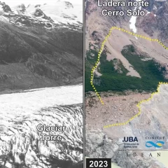 El Chaltén prepara protocolos de evacuación ante un eventual crecimiento del río Fitz Roy