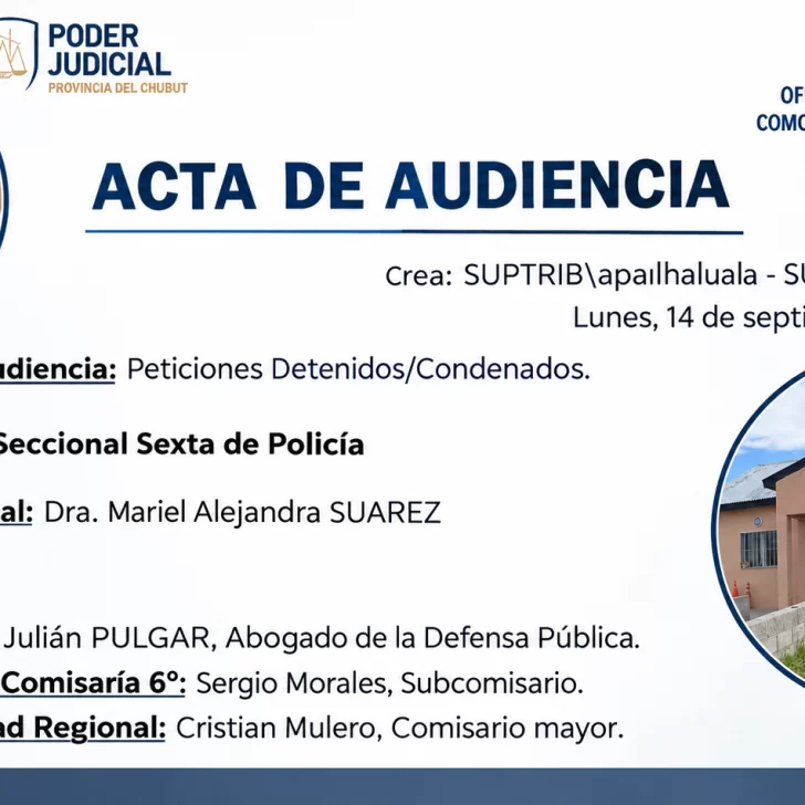 Exclusivo: Los detalles de por qué la jueza del beso benefició con más recreo a los detenidos de una comisaría en Comodoro Exclusivo: Los detalles de por qué la jueza del beso benefició con más recreo a los detenidos de una comisaría en Comodoro