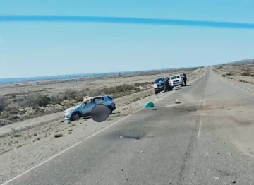 Una mujer perdió la vida tras un violento accidente entre Las Heras y Perito Moreno sobre la Ruta Provincial 43 Una mujer perdió la vida tras un violento accidente entre Las Heras y Perito Moreno sobre la Ruta Provincial 43