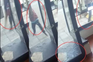 Vandalismo en Caleta Olivia: rompieron a piedrazos la vidriera de una panchería Vandalismo en Caleta Olivia: rompieron a piedrazos la vidriera de una panchería