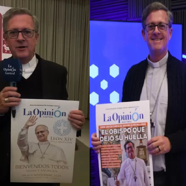 Jorge García Cuerva, a días de recibir al papa León XIV, con La Opinión Austral: “Se extraña a la gente de Río Gallegos” Jorge García Cuerva, a días de recibir al papa León XIV, con La Opinión Austral: “Se extraña a la gente de Río Gallegos”