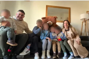 Ángel y Marina lo lograron: están juntos los cinco hermanos adoptados