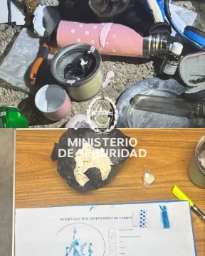 Un perro detectó más de 70 gramos de cocaína en un colectivo que circulaba por la Ruta 12 Un perro detectó más de 70 gramos de cocaína en un colectivo que circulaba por la Ruta 12