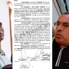 Exclusivo de La Opinión Austral: Las claves del fallo que condenó a perpetua a Cabrera por el crimen de Nelson Ariel Romero