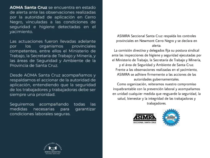 ¿Qué pasa entre Newmont – Cerro Negro y el gobierno de Santa Cruz? ¿Qué pasa entre Newmont – Cerro Negro y el gobierno de Santa Cruz?