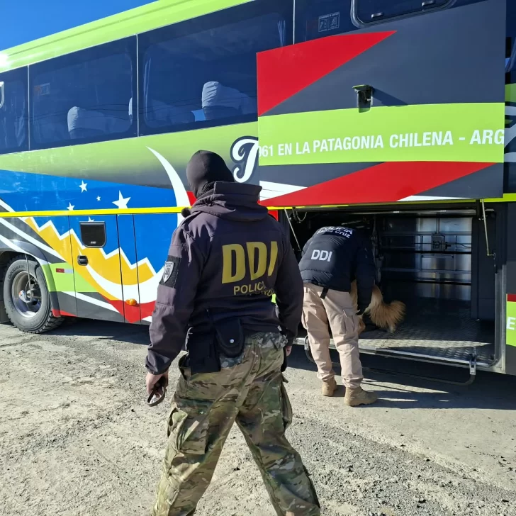 Perros detectores rastrearon drogas en el acceso a El Calafate y en empresas de encomiendas Perros detectores rastrearon drogas en el acceso a El Calafate y en empresas de encomiendas