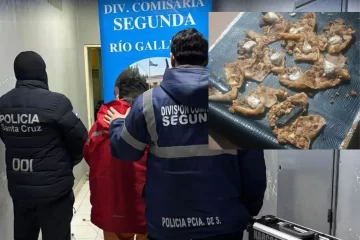 Quiso pasar 11 paquetes de cocaína y marihuana dentro de empanadas con su hijo de 5 años a un preso en Río Gallegos y quedó detenido Quiso pasar 11 paquetes de cocaína y marihuana dentro de empanadas con su hijo de 5 años a un preso en Río Gallegos y quedó detenido