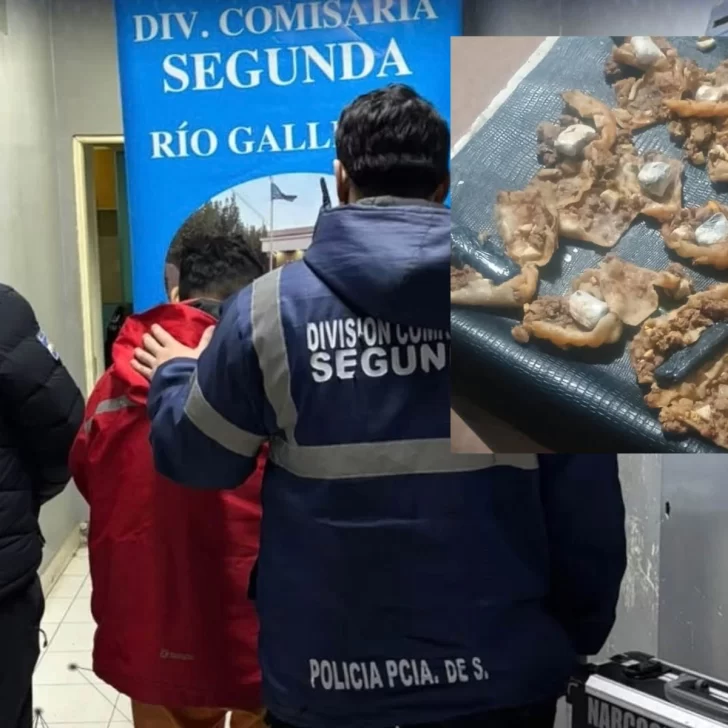 Quiso pasar 11 paquetes de cocaína y marihuana dentro de empanadas con su hijo de 5 años a un preso en Río Gallegos y quedó detenido Quiso pasar 11 paquetes de cocaína y marihuana dentro de empanadas con su hijo de 5 años a un preso en Río Gallegos y quedó detenido