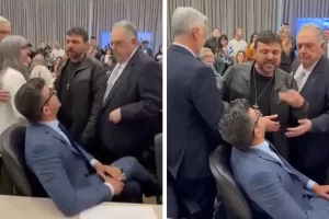 Jairo Guzmán y Juan Grabois casi se van a las manos durante el debate por Malvinas