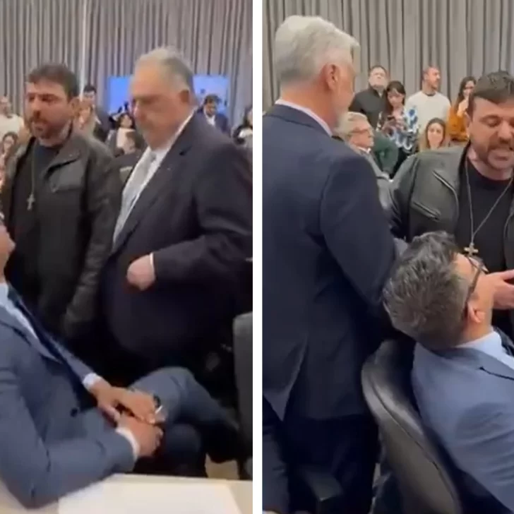 Jairo Guzmán y Juan Grabois casi se van a las manos durante el debate por Malvinas Jairo Guzmán y Juan Grabois casi se van a las manos durante el debate por Malvinas