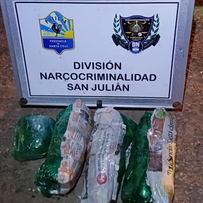 Dos delincuentes iban de San Julián a El Calafate con casi un kilo de hojas de coca y los detuvieron Dos delincuentes iban de San Julián a El Calafate con casi un kilo de hojas de coca y los detuvieron