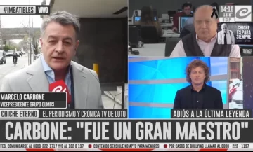 “Periodismo o nada, eso es Chiche”, afirmó Marcelo Carbone, vicepresidente del Grupo Olmos “Periodismo o nada, eso es Chiche”, afirmó Marcelo Carbone, vicepresidente del Grupo Olmos