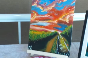 Un joven de 19 años con autismo vende dibujos hechos a mano para estudiar un profesorado en Caleta Olivia Un joven de 19 años con autismo vende dibujos hechos a mano para estudiar un profesorado en Caleta Olivia