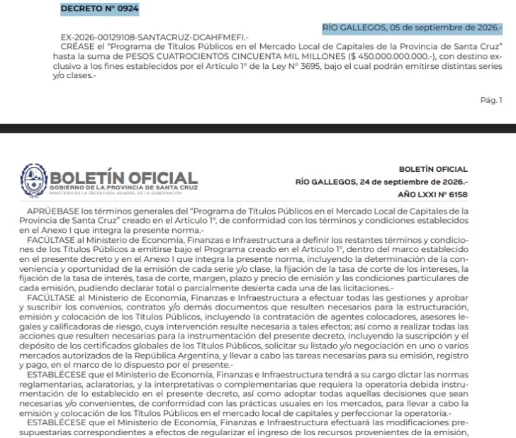 La publicación del Decreto en el Boletín Oficial. La publicación del Decreto en el Boletín Oficial.