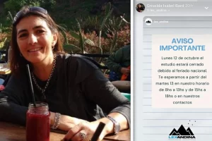 Polémica con Griselda Bard, la jueza de Santa Cruz que difundió los horarios del estudio jurídico de su marido en WhatsApp Polémica con Griselda Bard, la jueza de Santa Cruz que difundió los horarios del estudio jurídico de su marido en WhatsApp