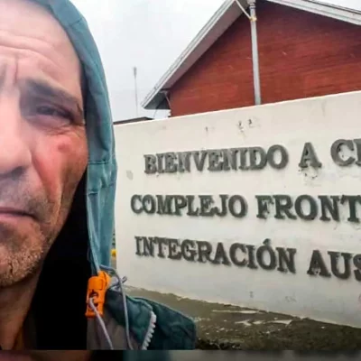 Carabineros y Gendarmería rastrillan la frontera en Monte Aymond por un carpintero desaparecido que venía a Río Gallegos