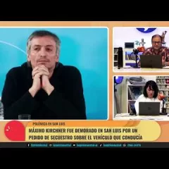 Demoraron a Máximo Kirchner en San Luis por una camioneta vinculada a Hotesur