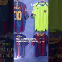 Messi: una vida contada en camisetas
