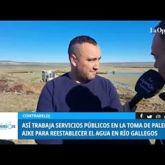 Qué está pasando con el servicio de agua en Río Gallegos y cuándo vuelve