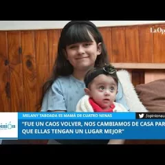 Mamá de trigemelas idénticas habló con LOA: “Faltan manos, pero ellas nos llenan de felicidad”