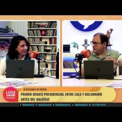 Lula y Flavio Bolsonaro en el debate presidencial: chicanas, cuentas bancarias y presidiarios