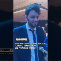 Facundo Pedrini, en diálogo con La Opinión Austral luego de ganar un Martín Fierro de Radio 2026