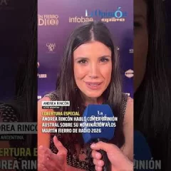 Andrea Rincón, sobre su nominación a los Martín Fierro de Radio: “No lo esperaba y sucedió”