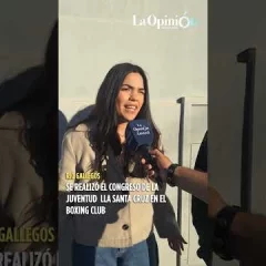 Iñaki Gutiérrez y Rocío Gómez dijeron presente en el Congreso de la Juventud en Río Gallegos