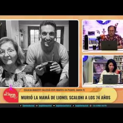 Pesar en el fútbol argentino: falleció Eulalia Marcetti, la madre de Scaloni Pesar en el fútbol argentino: falleció Eulalia Marcetti, la madre de Scaloni
