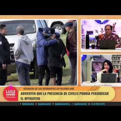 Horas cruciales en Palermo Aike: se intensifica la búsqueda de dos niños Horas cruciales en Palermo Aike: se intensifica la búsqueda de dos niños