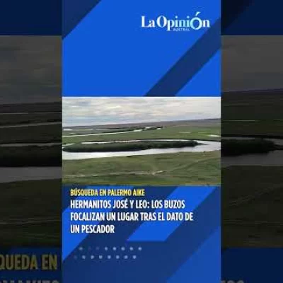Búsqueda de los hermanitos José y Leo: los buzos focalizan un lugar tras el dato de un pescador Búsqueda de los hermanitos José y Leo: los buzos focalizan un lugar tras el dato de un pescador