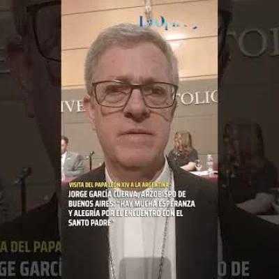 Jorge García Cuerva, sobre la visita del papa: “Hay mucha esperanza y alegría” Jorge García Cuerva, sobre la visita del papa: “Hay mucha esperanza y alegría”