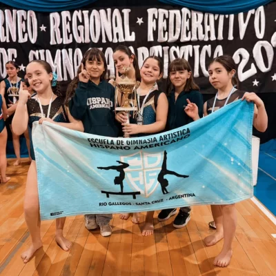 Las “Celestes” brillaron en el Regional USAG y Santa Cruz se consagró campeona