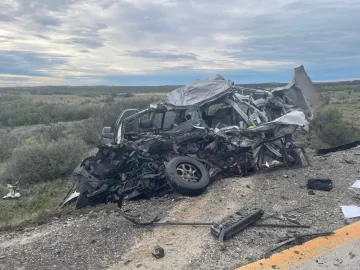 Un muerto y un herido tras un choque en ruta camino a Monte Aymond Un muerto y un herido tras un choque en ruta camino a Monte Aymond