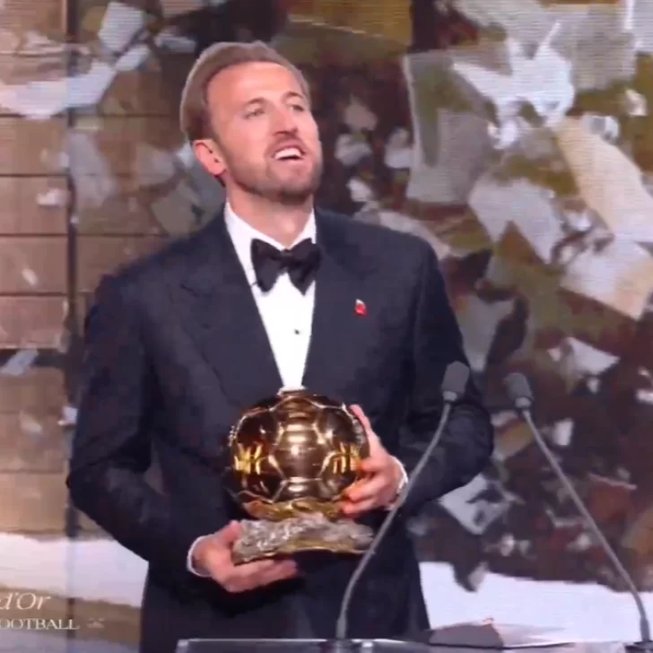 Harry Kane ganó el Balón de Oro 2026 Harry Kane ganó el Balón de Oro 2026