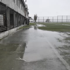 La lluvia obligó a suspender parte de la fecha de la Liga de los Barrios en Río Gallegos