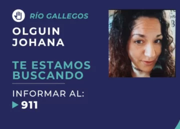 Buscan a una mujer de 36 años desaparecida en Río Gallegos Buscan a una mujer de 36 años desaparecida en Río Gallegos
