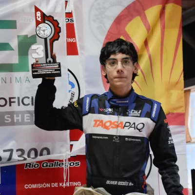 Oliver Ossés, podio en la Pre Junior: “Fue una fecha bastante complicada, pero pudimos agarrar muchos puntos” Oliver Ossés, podio en la Pre Junior: “Fue una fecha bastante complicada, pero pudimos agarrar muchos puntos”