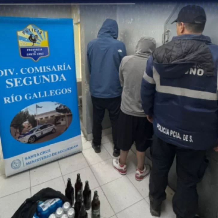 Detuvieron a dos jóvenes tras un robo en un comercio de Río Gallegos: uno agredió a policías Detuvieron a dos jóvenes tras un robo en un comercio de Río Gallegos: uno agredió a policías