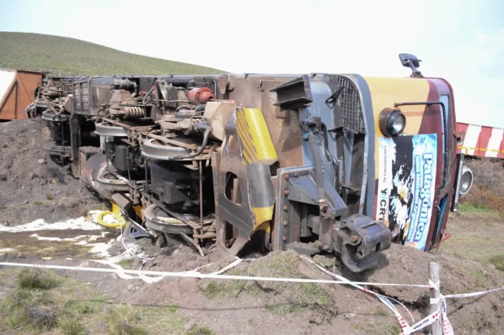 Desde YCRT señalaron que los daños en la locomotora son irreparables. FOTO: GOBIERNO
