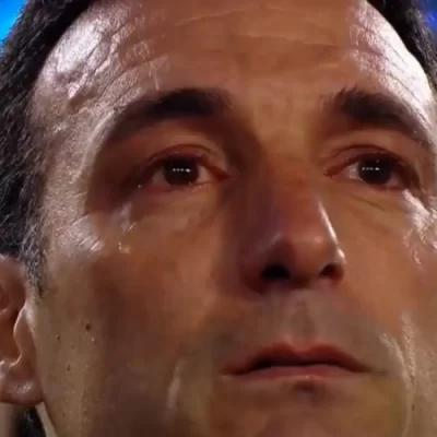 Scaloni se emocionó hasta las lágrimas en la despedida de Messi: la conmovedora escena durante el himno
