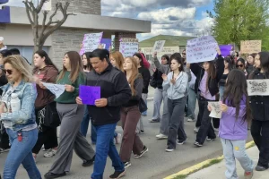Marcha en pedido de justicia por Carla Martina Ríos en Las Heras