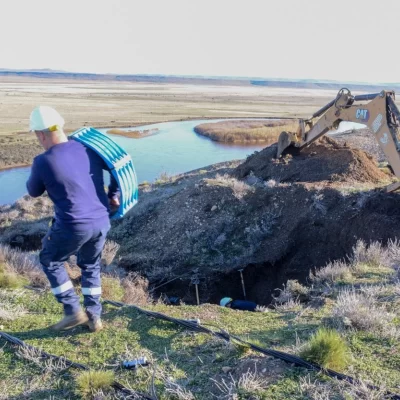 Exclusivo desde la toma de Palermo Aike: cuándo vuelve el agua en Río Gallegos