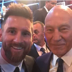 Patrick Stewart y el día que conoció a Lionel Messi: “Me miró con una sonrisa radiante”