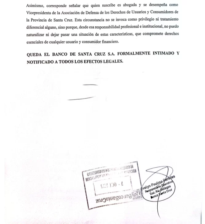 El reclamo fue presentado este miércoles, día de cobro de los estatales provinciales.